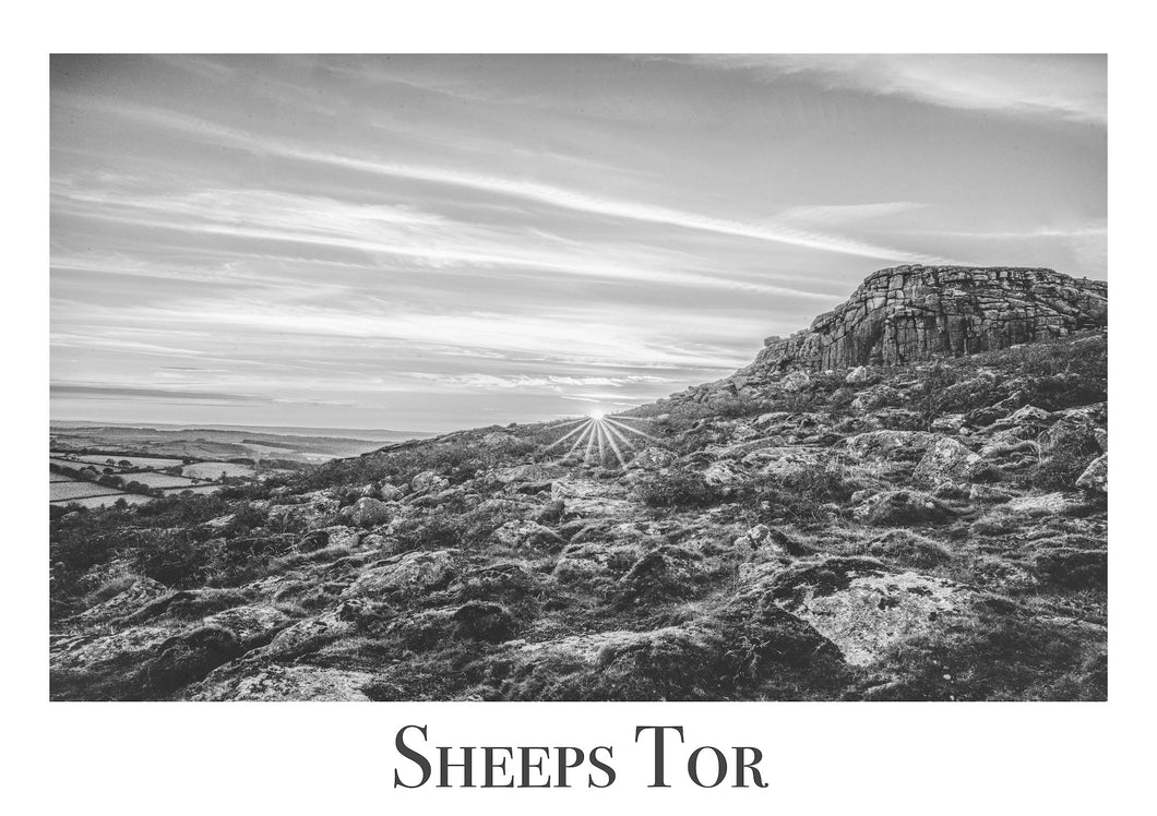 Sheeps Tor Print